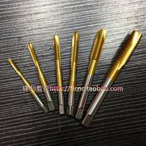 Tapping for straight groove machine Titanium coating apex screw tip machine tap M3 4 5 6 8 10 12 High quality