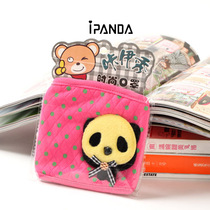 iPanda autumn and winter new cute mask cartoon panda double cotton adult mask