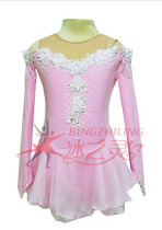 Ice Spirit figure skating performance clothes training clothes children adult custom competition clothes skating protective gear performance dress