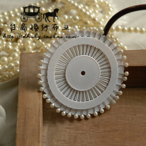 Taiwan Island new one plate of wool needle poke DIY hand accessories pearlescent clothing Pearl needle positioning needle disc needle