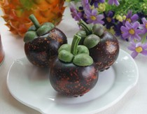 Simulation of rockery bamboo aggravated mangosteen fake fruit model set cabinet furniture home decoration photography early education props