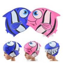 JIEJIA Jiejia new childrens swimming cap silicone cartoon swimming cap mens and womens swimming cap swimming pool group purchase