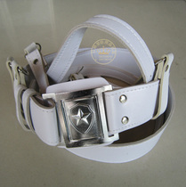 Wholesale White security outer belt armed belt security oblique strap for performance performance outer belt ceremonial outer belt