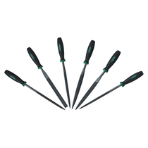 Power Lion 6 packs two-color plastic handle shaping file 6PC set assorted files dressing file W0289