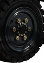 New product special promotion Heli forklift Hangzhou forklift solid tires with steel rims 28*9-15 tires
