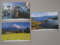 2009 Lijiang scenery postage postcard 3 pieces (80 postage) Yulong Snow Mountain