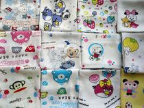 A variety of new products special price cute cartoon soft handkerchief childrens ladies cotton square towel handkerchief saliva towel