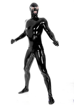  Latex Clothing Glue Clothing Tight Fit Men All-bag Latex Coat Cd Changing Dress Conjoined Tight Fit Clothing