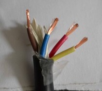 RVV4*0 5 monitoring power cord pure copper power cord 4-core sheathed wire factory price wholesale 200 meters