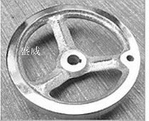 Round handwheel outer diameter 80 inner hole 10 machine tool handwheel handle electroplated handwheel handle cast iron handwheel handle