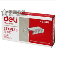 Deli stationery 0012 staples unified staples 24 6 staples 12 nails standard common type