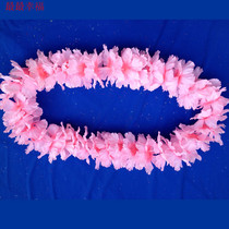 Hawaiian wreath cloth wreath hula accessories Garland circumference 1 M flower diameter 10cm