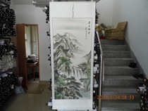  Qiu Jiang Fanying four-foot Chinese painting Landscape painting Office living room calligraphy and painting banner American Association painter half-hand painting