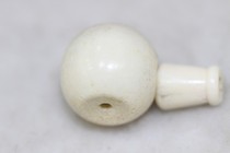 Tibetan Buddhist pearl accessories ox bones Buddha head length 1 85cm width 2 1cm height 3cm