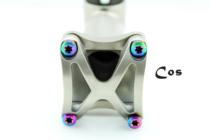  Cos Ti Titanium Alloy Mountain Road Dead Fly Climbing Bicycle Handle Riser Titanium Handle Riser