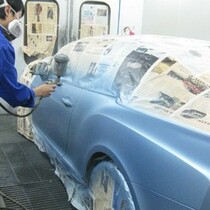 Shanghai physical store car paint film trolley paint repair sheet metal painting maintenance change oil three filter