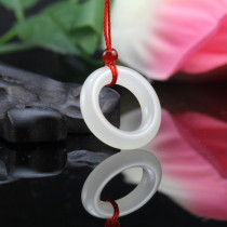 (Lingde Jade) Xinjiang Hetian Jade sheep Jade safe buckle pendant Qiankun circle men and women with certificate