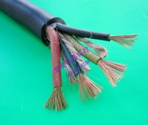 YZ YC3 * 4 1*2 5 medium rubber sleeve flexible cable waterproof oil-resistant rubber wire pure copper core rubber power cord