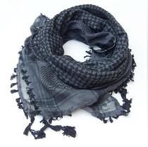 Foreign trade export Yemen military version of Arab 8# knot jacquard headscarf scarf black flower 50 inches