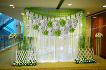 Wedding Wedding Arrangement Shop Window Decoration Shady background-Large paper flowers 0081#桃面茶花24朵组合