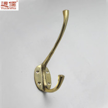 Far Confucian bronze sculpture Chinese antique all copper solid coat hook medium retro wardrobe single hook high and low adhesive hook hook clothes hook