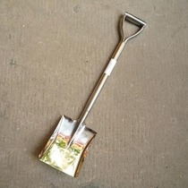 Export gardening all stainless steel with handle generous shovel 430 stainless steel flat mouth shovel shovel agricultural