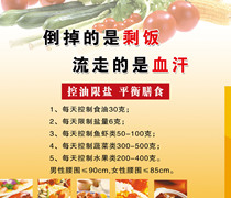 629 painting poster printing exhibition board inkjet material sticker 968 catering culture saving food slogan