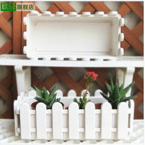 Xinxiu plastic fence white fence small fence fence decorative fence gardening flower fence plastic