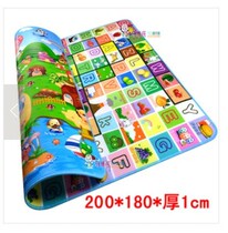 Children tent wan ju dian double-sided baby thickened moistureproof mat 2x1 8 meters pad baby crawling mat