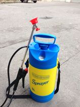City brand gardening balcony 5L small sprayer sprinkler water kettle disinfection 5 liters with pressure gauge outlet
