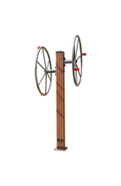 Fitness path J-2132 double wheel outdoor fitness