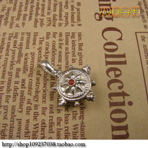 Nepal 925 pure silver pure handmade counter clamp method wheel shape