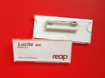 Luke-pin signage 75 * 30MM reap premium badge card name card work number plate