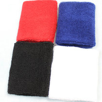 Sporting goods cotton fabric solid color wrist guard single