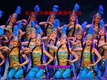 Harvest season dance costumes Uighur Lotus Award performance costumes Taoli Cup group dance 56 ethnic costumes custom-made