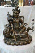 Bronze Buddha statue Tantric Tibetan Buddha Taiwan Xiangshi Pure Copper Treasure Tianwang King Buddha statue Large can be hidden