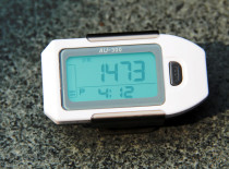 Chinese 3D super large word electronic pedometer old bracelet walking running count 3D luminous watch