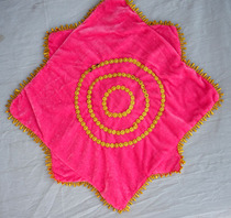 Large special price dance two people turn Yangko singer silk flower stage performance octagonal scarf thickened with convex ring thickened Yangko