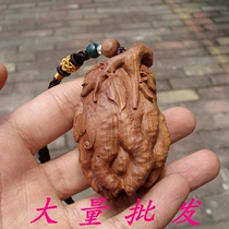 Old stock Australian sandalwood sculpted Buddhist hand melon allegory Fushou pendant group of origin goods manufacturer