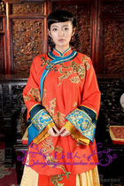 Film and television drama lock Qingqiuxiu kimono Xiuhe clothing costume An Yixuan performance bride toast womens clothing