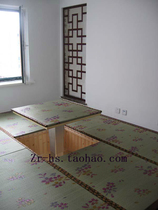Sakura coconut palm tatami jacquard floor mat platform rattan surface rattan mat tread Rice environmental protection brown mat custom lattice door