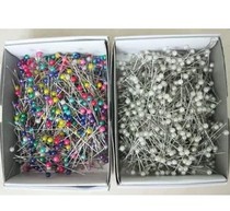 DIY white beaded needle colored beaded pin pin positioning needle pearl pin stand cutting tool