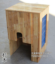 New value special solid wood tea bucket cabinet kindergarten cup holder put 35 cups of fir water Cup single-sided explosion