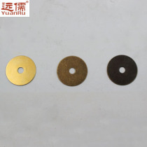 Far Confucian bronze sculpture Chinese Antique Hardware pure copper product accessories diameter 3CM flat sheet