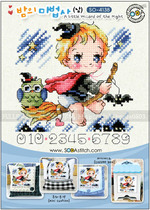 Cross stitch electronic image redraw source file-SODA SO-4138 magic elf boys version