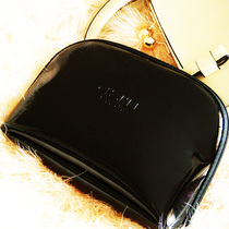 High-end quality ZG classic small fragrant patent leather cosmetic bag