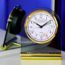 Clock clock clock clock brass gold Silent Alarm Clock elegant metal clock with German imported movement