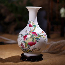 Haolinxuan Jingdezhen Ceramic small vase flower vase Pastel home decoration Living room ornaments Shoutao