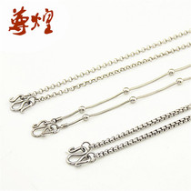 Zun Huang Thai Buddhare Accessories Snake Bone Pure Steel Buddha Medal Chain Lady Necklace Buddhare Necklace Chain Shell