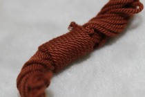 Tibetan Buddhist pearl accessories pure handmade four strands of cotton thread hand-twisted cotton rope (coffee color)